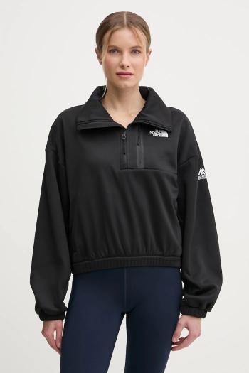Športová mikina The North Face Mountain Athletics čierna farba, jednofarebná, NF0A8BFPJK31