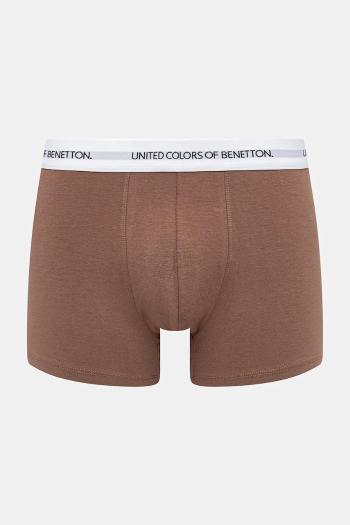 Boxerky United Colors of Benetton pánske, hnedá farba