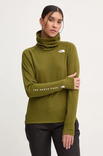 Funkčné tričko s dlhým rukávom The North Face Baselayer Dragline zelená farba, NF0A7ZLOPIB1