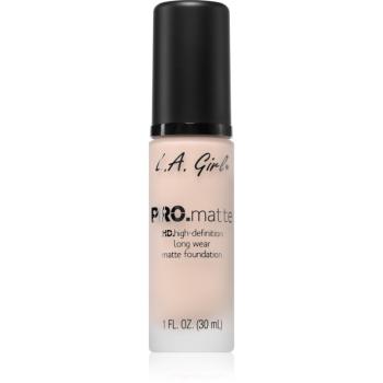 L.A. Girl Cosmetics PRO. Matte HD machiaj persistent cu efect matifiant culoare Ivory 30 ml