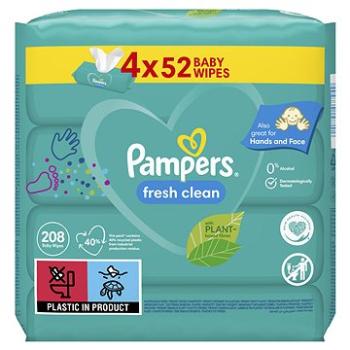 PAMPERS vlhčené obrúsky Fresh Clean 4× 52 ks (8001841077949)