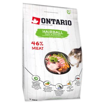 ONTARIO Cat Hairball granule pre mačky 2 kg