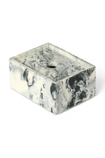 Úložná krabica ferm LIVING Mist Box biela farba