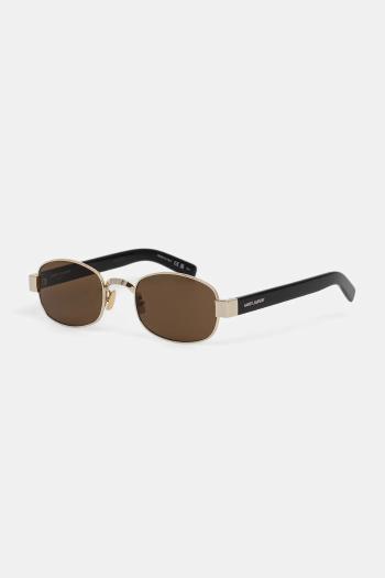 Slnečné okuliare Saint Laurent zlatá farba, SL 706