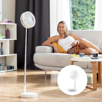 InnovaGoods Skládací stolní ventilátor Fandle s USB dobíjením