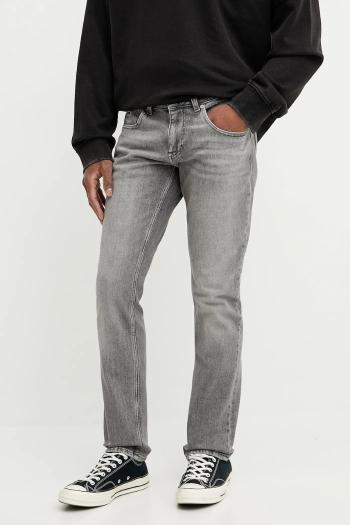 Rifle Tommy Jeans pánske, šedá farba, DM0DM21379