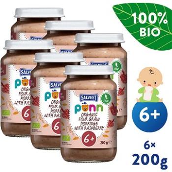 SALVEST Ponn BIO Maliny s cereáliami (6× 200 g) (4740073075494)