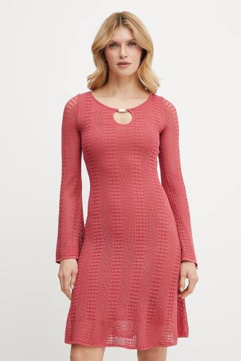 Šaty Marciano Guess EMMA ružová farba, mini, áčkový strih, 5GGK46 5869Z