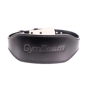 GymBeam Fitness Leather Belt Black