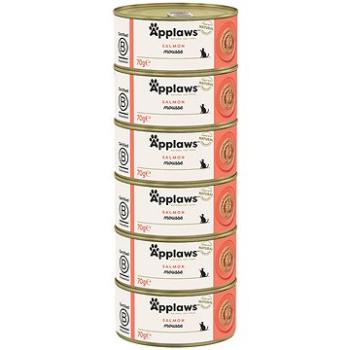 Applaws konzerva Mousse Losos 6× 70 g (5060481897587)