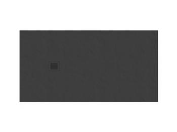 Sprchová vanička obdĺžniková Ravak Slate Pro 160x90 cm liaty mramor čierna XA03S733010
