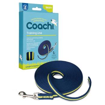 COACHI Training Line výcvikové vodítko modrá & zelená 5 m