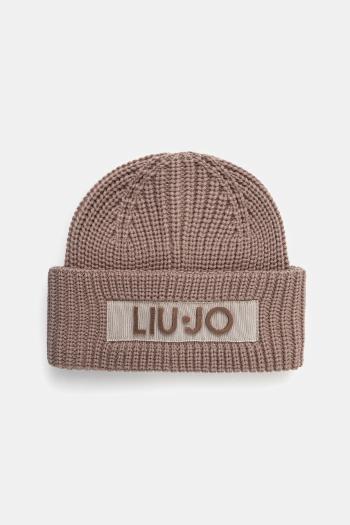 Čiapka Liu Jo hnedá farba, 2F5057.M0300