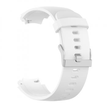 BStrap Silicone remienok na Xiaomi Amazfit Verge, white (SXI002C09)