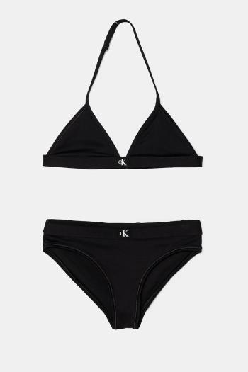 Dvojdielne plavky Calvin Klein Jeans čierna farba, KY0KY00092