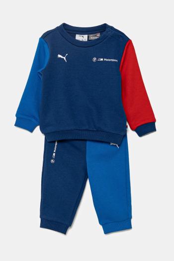 Detská tepláková súprava Puma BMW MMS ESS TODDLER JOGGER tmavomodrá farba, 627524
