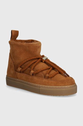 Semišové snehule Inuikii Classic Low hnedá farba, 1001.006.0012