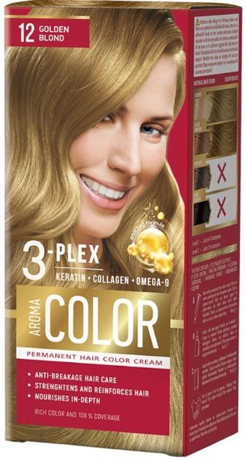 AROMA COLOR Farba na vlasy - zlatý blond č.12