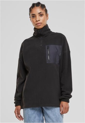 Urban Classics Ladies Polar Fleece Troyer black - XS