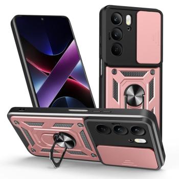 RING CAMERA Kryt s držiakom pre Realme C75 ružový