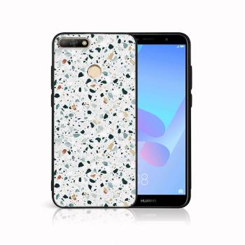 MY ART Ochranný kryt pre Huawei Y6 Prime 2018 GREY TERRAZZO (163)