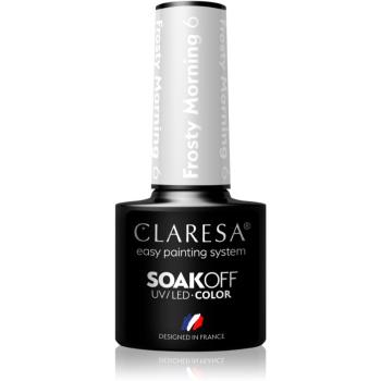 Claresa SoakOff UV/LED Color Frosty Morning gélový lak na nechty odtieň 6 5 g