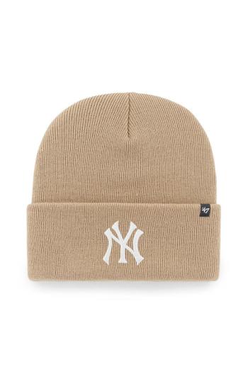 Čiapka 47 brand MLB New York Yankees žltá farba, B-HYMKR17ACE-KHB