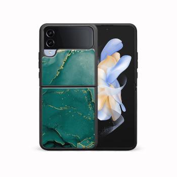 MY ART Ochranný kryt pre Samsung Galaxy Z Flip4 5G GREEN MARBLE (145)