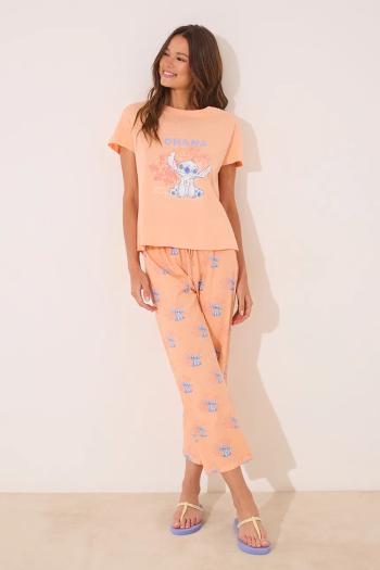 Pyžamo women'secret dámske, oranžová farba, 3132104