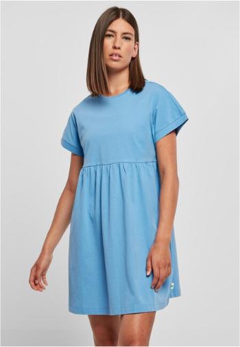 Urban Classics Ladies Organic Empire Valance Tee Dress horizonblue - 4XL