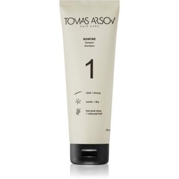 Tomas Arsov Bonfire Shampoo hydratačný šampón pre ochranu farby pre poškodené a farbené vlasy 250 ml