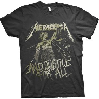 Metallica Tričko Justice Vintage Unisex Black L