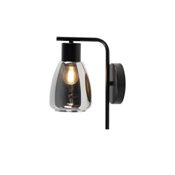 Nástenná lampa MOLDO 1x40W E27 dymové tienidlo