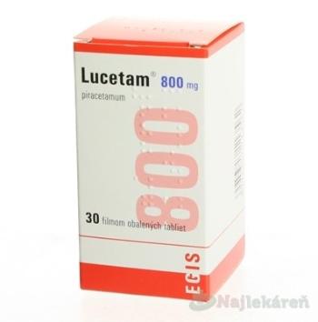 Lucetam 800 mg na funkciu mozgových buniek, 30ks