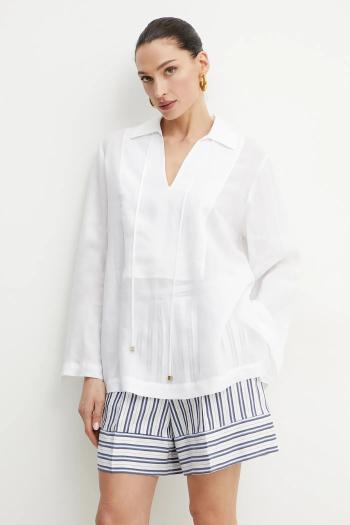Blúzka MICHAEL Michael Kors dámska, biela farba, jednofarebná, MS540SPH7A