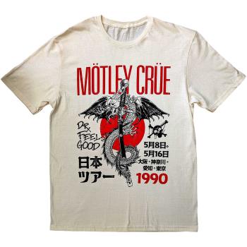 Motley Crue tričko Dr. Feelgood Japanese Tour '90 Natural XXL