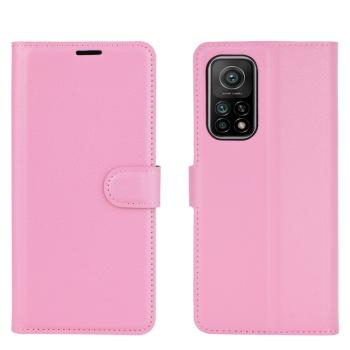 LITCHI Peňaženkový kryt Xiaomi Mi 10T / Mi 10T Pro ružový