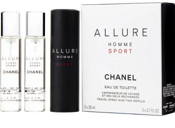 Chanel Allure Homme Sport - EDT 20 ml (flacon reîncărcabil) + reumplere (2 x 20 ml) 60 ml