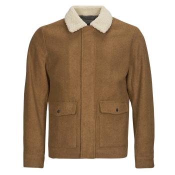 Jack & Jones  JJZAC WOOL JACKET  Bundy Hnedá