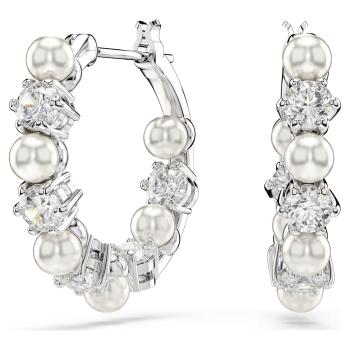 Swarovski Kruhové náušnice s krištáľovými perlami a zirkónmi Matrix 5709256
