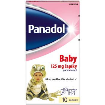 PANADOL Baby čapíky 125mg proti horúčke a bolesti u detí 10 ks