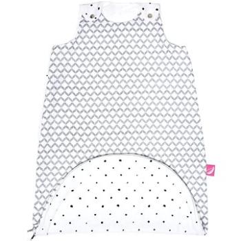 MOTHERHOOD Vak na spanie mušelínový 2v1 Zip a Round Sivá Classics 3-18 m 0,5 tog (5902627171413)