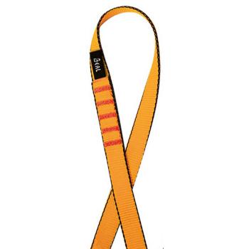 BEAL ŠITÁ SMYCE PLOCHÁ 18 MM 120 CM Šitá smyce, oranžová, velikost