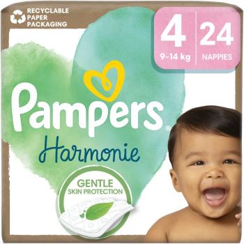 Pampers Harmonie Size 4 jednorazové plienky 9-14 kg 24 ks