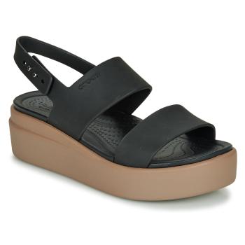 Crocs  CROCS BROOKLYN LOW WEDGE W  Sandále Čierna