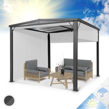 Blumfeldt Pantheon Cortina Solid Sky, pergola, prístrešok, 3 x 4 m, polykarbonát