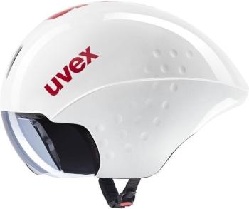 UVEX Race 8 White/Red 59-61 Prilba na bicykel