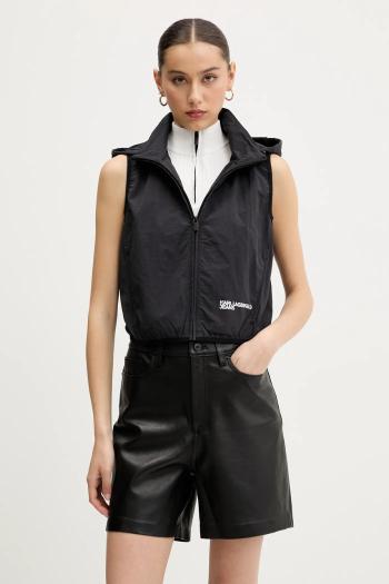 Vesta Karl Lagerfeld Jeans dámska, čierna farba, prechodná, A2W15017