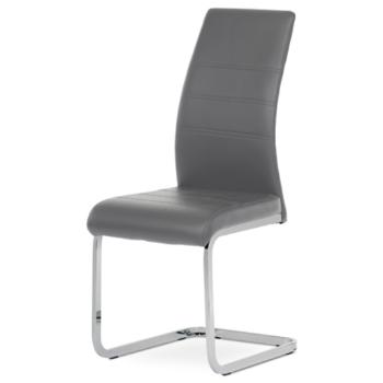 Jedálenská stolička Autronic 42x100 cm sivá ekokoža DCL-408 GREY