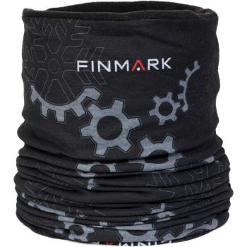 Finmark FSW-209 Multifunkcionális kendő fleece belsővel, fekete, méret UNI
